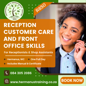Reception & Front Office Skills Workshop for Receptionists & Shop Assistants