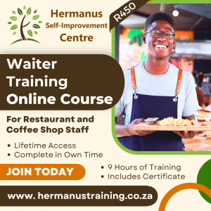 ONLINE COURSE Waiter Training for Restaurant & Coffee Shop Staff